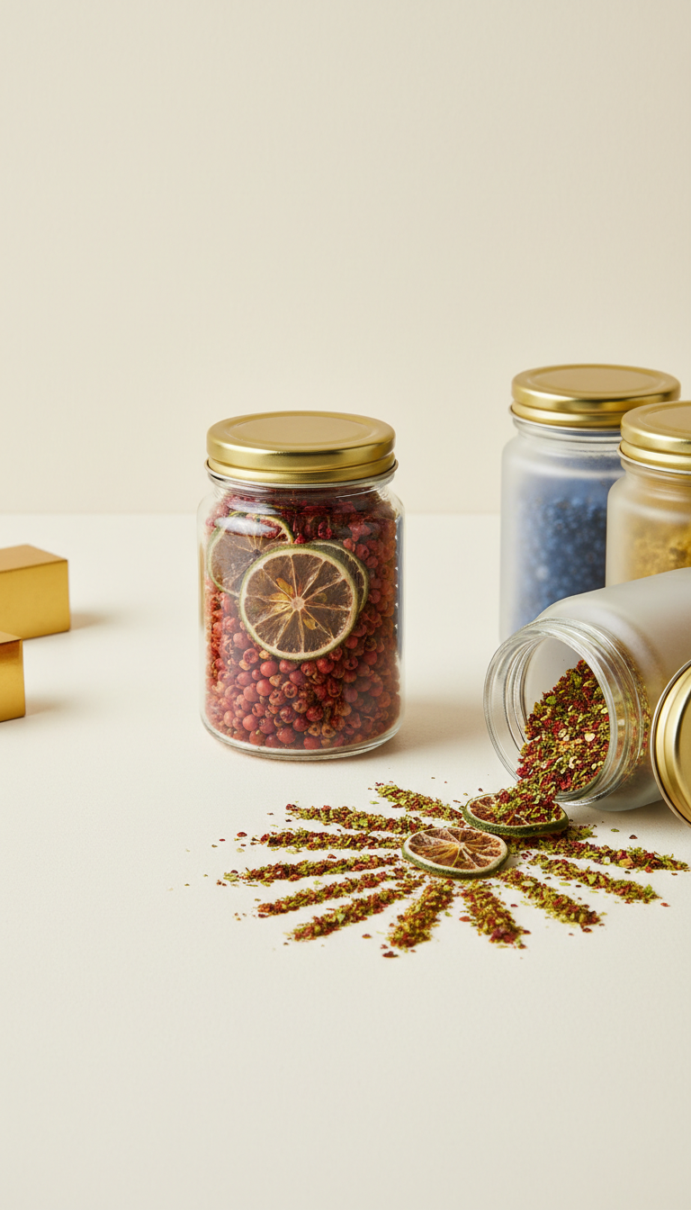 Sichuan Pepper & Lime Glass Jar